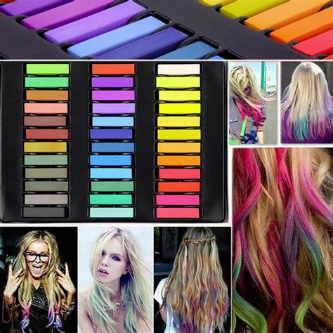 36 Colors Hair Dye Easy Temporary Colors Non Toxic Hair