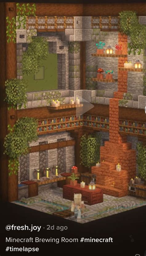 Minecraft Medieval Brewing Room Minecraft Architecture Minecraft