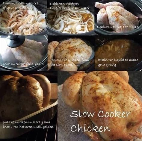 Pin By K Dearing On Food Ideas Chicken Slow Cooker Recipes Roast