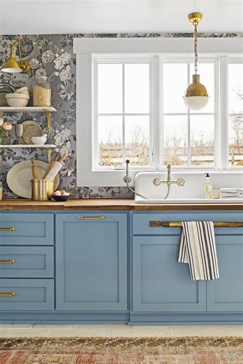 Two coats of genuine paint are applied with rollers for color accuracy and texture that is as farmhouse paint colors paint colors for home paint colours country paint colors kitchen paint colors light blue paint colors modern paint colors. 31 Kitchen Color Ideas - Best Kitchen Paint Color Schemes