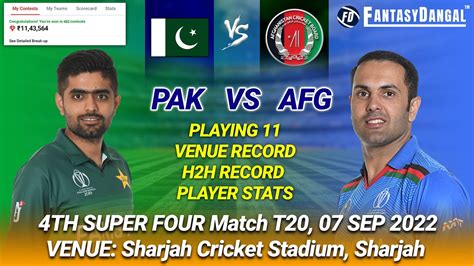Pak Vs Afg Live Team Pak Vs Afg Prediction Pak Vs Afg Live Match
