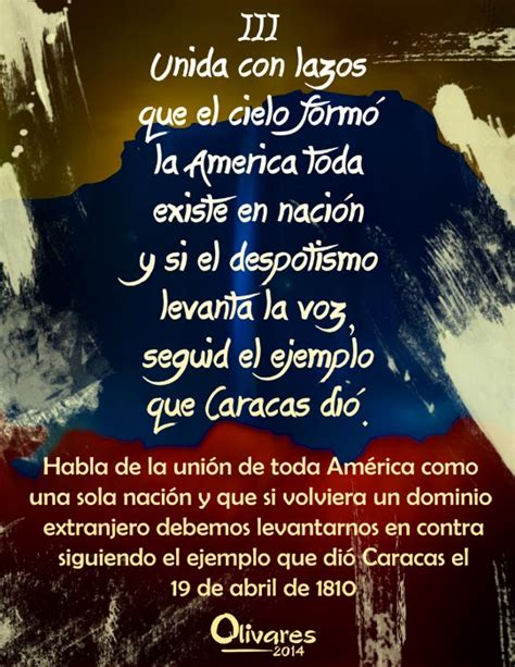 Himno Nacional De Venezuela Ilustrado Oscar Olivares