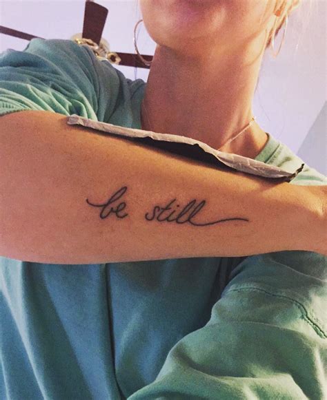 Be Still Tattoo Be Still Tattoo Small Shoulder Tattoos Body Art