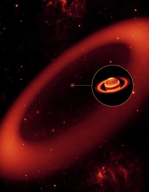 Saturns Dark And Mysterious Outer Ring Is Even Bigger Than Expected