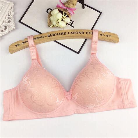 Women Push Up Bra Sexy Lace Lingerie Wireless Unpadded BH 32 44 AAA AA