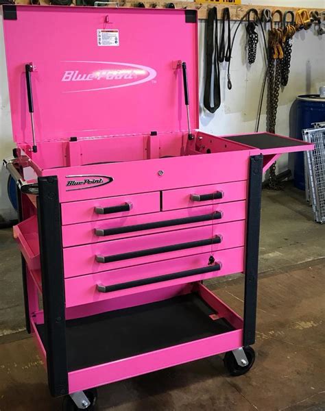 Snap On Blue Point Tool Boxtrolleyroll Carttool Chest Pink