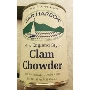 Made with no artificial flavors or added msg. Bar Harbor Clam Chowder, New England, Condensed: Calories ...