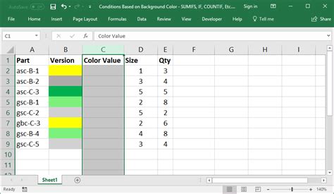 How To Use Countif Sumif Functions Based On Cell Colors In Ms Excel Images
