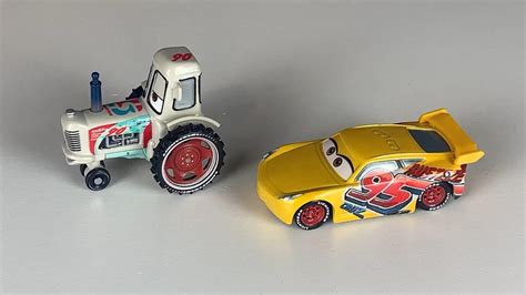 Bumper Save Racing Tractor Disney Pixar Cars Diecast Youtube