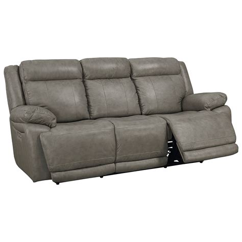 Choose from over 800 fabric types and 50 types of leathers. Bassett Evo Power Reclining Sofa with Power Headrests ...