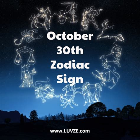 Zodiac Signs In October