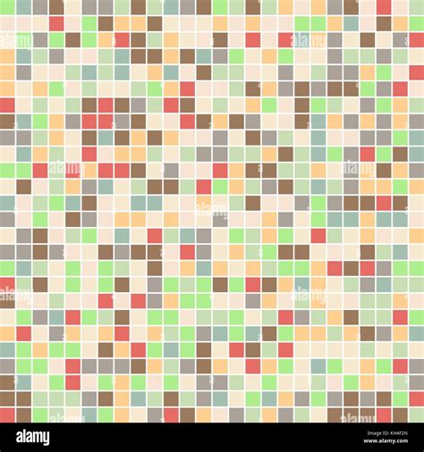 Square Mosaic Color Palette Color Combo Harmony Stock Vector Image