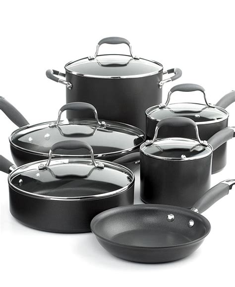 anolon advanced nonstick 11 piece cookware set macy s