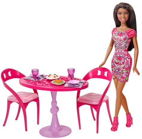 Barbie Dining Room Ooak Barbie Dining Room House Furniture Diorama