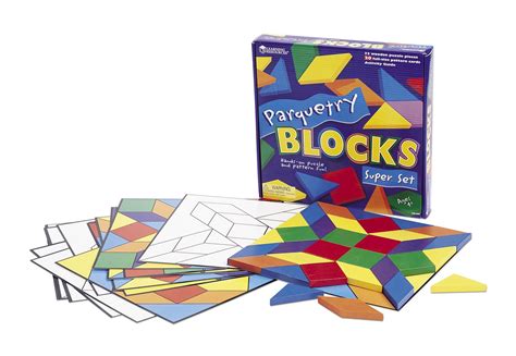 Learning Resources Parquetry Blocks And Card Set Mosaiksteine Geschenke
