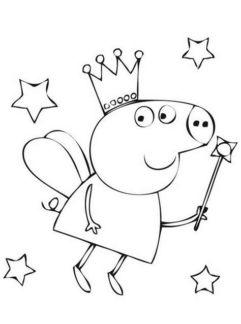 Disegni da colorare di peppa pig : Peppa Pig 7, Disegni per bambini da colorare