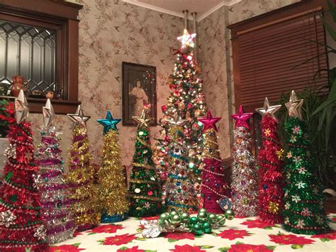 This Years Christmas Craft Was A Huge Hit Tinsel Trees Made From