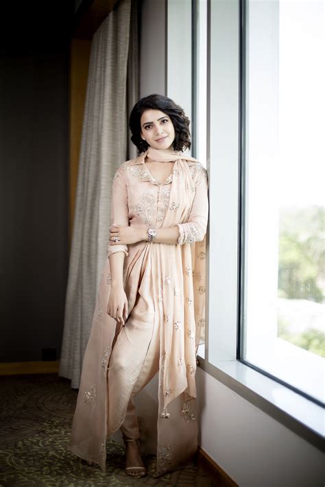 Samantha Fashion Attire Anarkali Dress Blouse Design Models