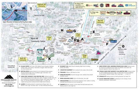 Smugglers Notch Vermont Resort Map