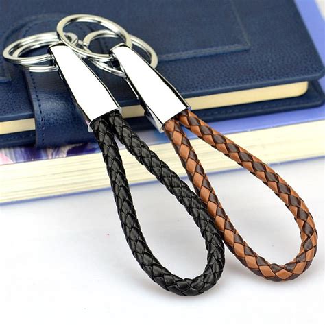 You're running late, you've got your wallet, your phone, and your. Artigifts Cheap Handmade Custom Double Ring Leather Car ...
