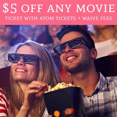 See 40 atom tickets coupon and promo codes for december 2020. $5 Off ANY Movie Ticket w/ Atom Tickets + Waive Fees ...