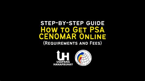 How To Get Psa Cenomar Online Requirements And Fees It S More Fun With Juan