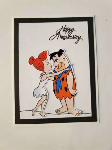 Flintstones Anniversary Greeting Card Ebay