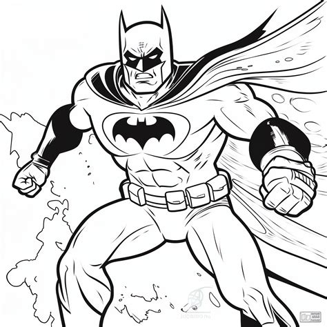 Batman 34 coloring page