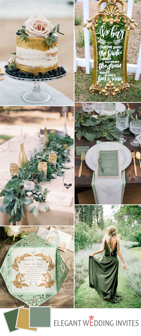 This is the ultimate spring 2021 wedding color palette to watch for. Top 5 greenery wedding color combos for 2017 spring trends ...