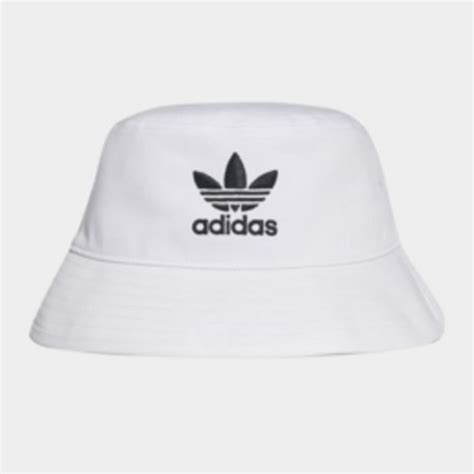 Adidas Originals Trefoil White Bucket Hat Offer At Sportscene
