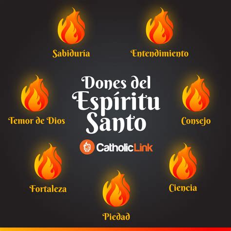 Infografía Los 7 Dones Del Espíritu Santo Catholic Link