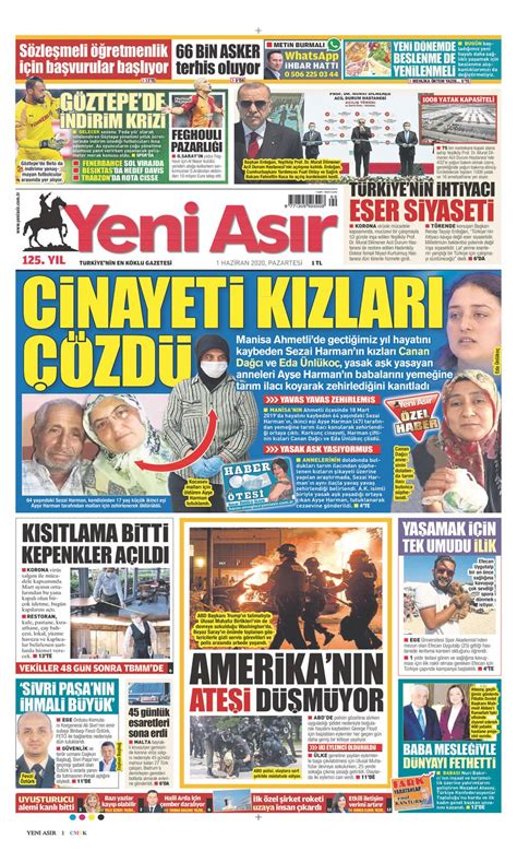 Lig'ten haberler, transfer haberleri, altay, altınordu, bucaspor, göztepe, karşıyaka haberleri yeni asır'da! 13 Ağustos 2020 Perşembe - Yeni Asır gazetesi manşet