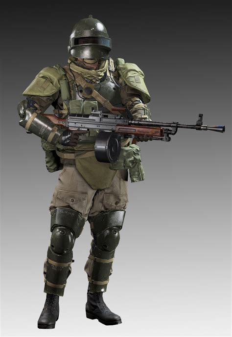 Mgsv 3d Character Model Soviet Union Heavy Armor Soldier By Ji Ruan