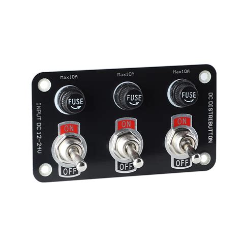Greceyou Waterproof Toggle Switch Panel Kit Dc 12v 3 In 1