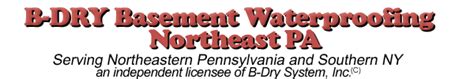 Bdry offers a waterproofing system and also install crawlspace vapor barriers and encapsulations and foundation repair solutions. B-Dry basement waterproofing company Scranton Pennsylvania ...