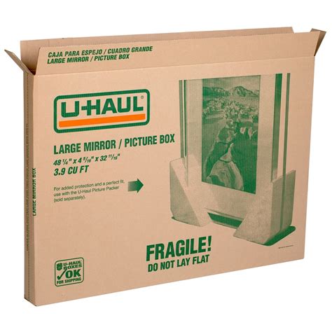 Large Mirror And Picture Moving Box U Haul