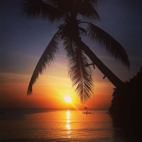 Sunset Boracay Boracay Philippines Island Celestial Sunset