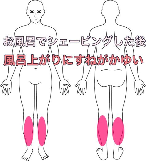 お風呂でシェービングした後風呂上がりにすねがかゆい | 川崎 ...