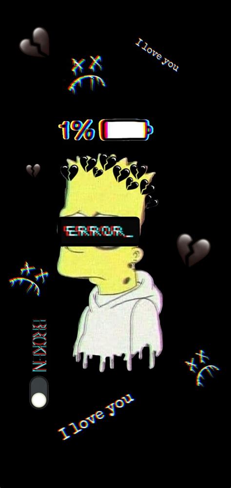 1366x768px 720p Free Download Sad Bart Sad Simpson Hd Phone Wallpaper Peakpx