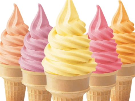 Image Result For Soft Serve Flavored Ice Cream Cones Flavor Ice Food Strawberry Ice Cream