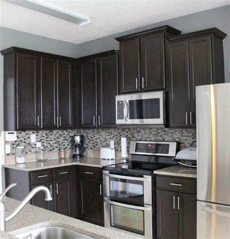 We did not find results for: 80 Beautiful Kitchen Backsplash Decor with Dark Cabinets | Grey kitchen walls, Beautiful ...