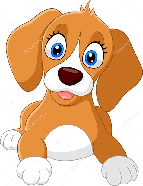 Симпатичная собачья карикатура Векторное изображение ©dreamcreation01