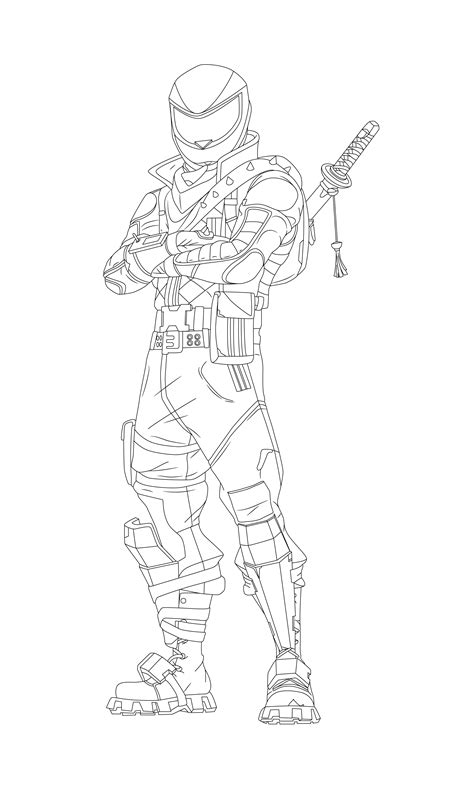 Fortnite Rex Free Coloring Pages
