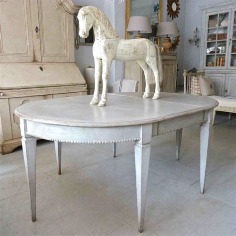 Antique Swedish Gustavian Style Dining Table In Furniture