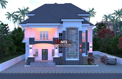 Two Bedroom Flat House Plan In Nigeria