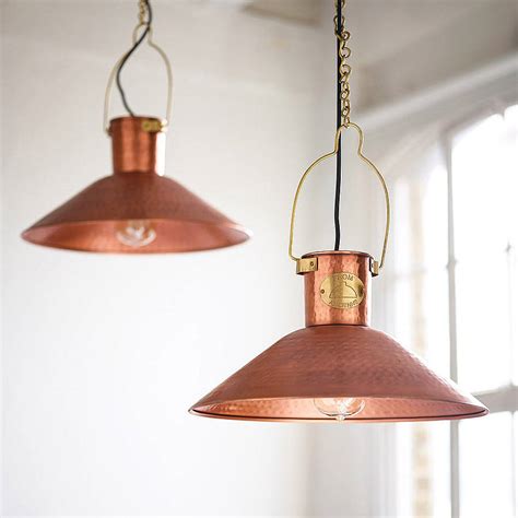Copper Pendant Light By Country Lighting