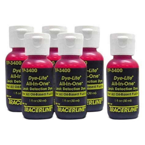 Tracer Products Dye Lite Engine Oil Leak Detection Dye 1 Oz 6