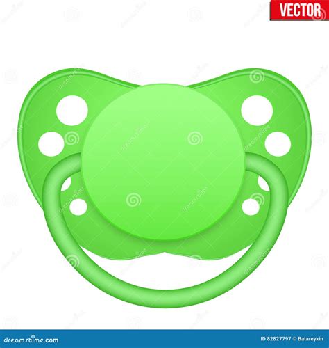 Baby Pacifier Vector Stock Vector Illustration Of Baby 82827797