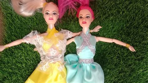 Easy Doll Dress No Sew Blousediy Barbie Doll Clothesdoll Dressmakinghow To Makebarbie Doll
