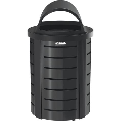 Budget friendly build of an. Suncast Commercial 35-Gallon Outdoor Decorative Metal Trash Can with HDPE Lid | Northern Tool ...